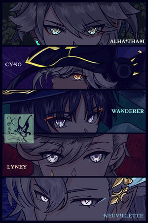 Genshin Eyes Male 230923