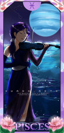 250330 Zodiac Pisces card