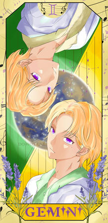 240624 Zodiac Gemini card